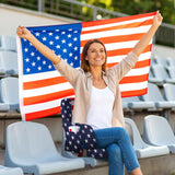 ACELETIQS Heated Stadium Seats for Bleachers with Back Support – USB Battery Included - Upgraded 3 Levels of Heat - Foldable Chair - 4 Pockets for Snacks, Cup Holder - for Camping, Games & Sports