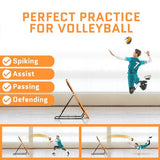 Volleyball Rebounder Net, Soccer Rebounder, Lacrosse Rebounder, Baseball Rebounder Net | Improve Pitching and Fielding Training, Spiking, Passing and Shooting Skills (4 x 4.5 Feet)