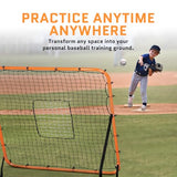 Volleyball Rebounder Net, Soccer Rebounder, Lacrosse Rebounder, Baseball Rebounder Net | Improve Pitching and Fielding Training, Spiking, Passing and Shooting Skills (4 x 4.5 Feet)