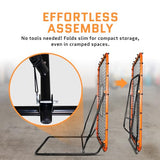 Volleyball Rebounder Net, Soccer Rebounder, Lacrosse Rebounder, Baseball Rebounder Net | Improve Pitching and Fielding Training, Spiking, Passing and Shooting Skills (4 x 4.5 Feet)