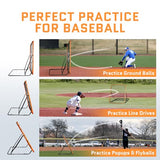 Volleyball Rebounder Net, Soccer Rebounder, Lacrosse Rebounder, Baseball Rebounder Net | Improve Pitching and Fielding Training, Spiking, Passing and Shooting Skills (4 x 4.5 Feet)
