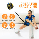 Volleyball Training Equipment Aid – Solo Volleyball Equipment in 4 Styles to Serve, Spike, Set and Pass Like a Pro Volleyball rebounder and Soccer Rebounder Equipment Gift for Beginners & Experts