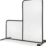 L Screen Baseball Pitching Net for Batting Cage